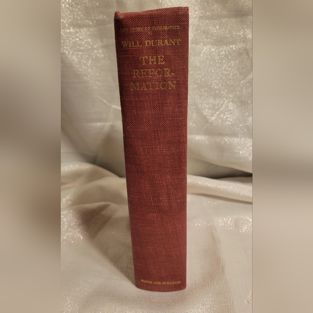 VTG 1957 Will Durant's Reformation, Part VI Story of Civilization HC w/o DJ